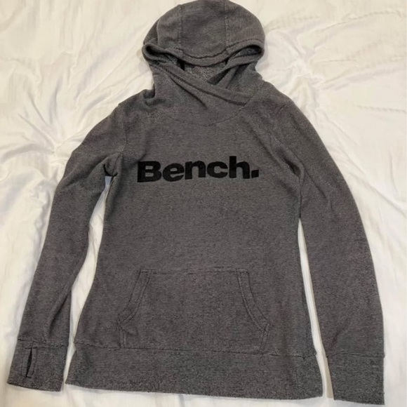 Bench Gray Hooded Long Sleeve Sweatshirt - Picture 15 of 16
